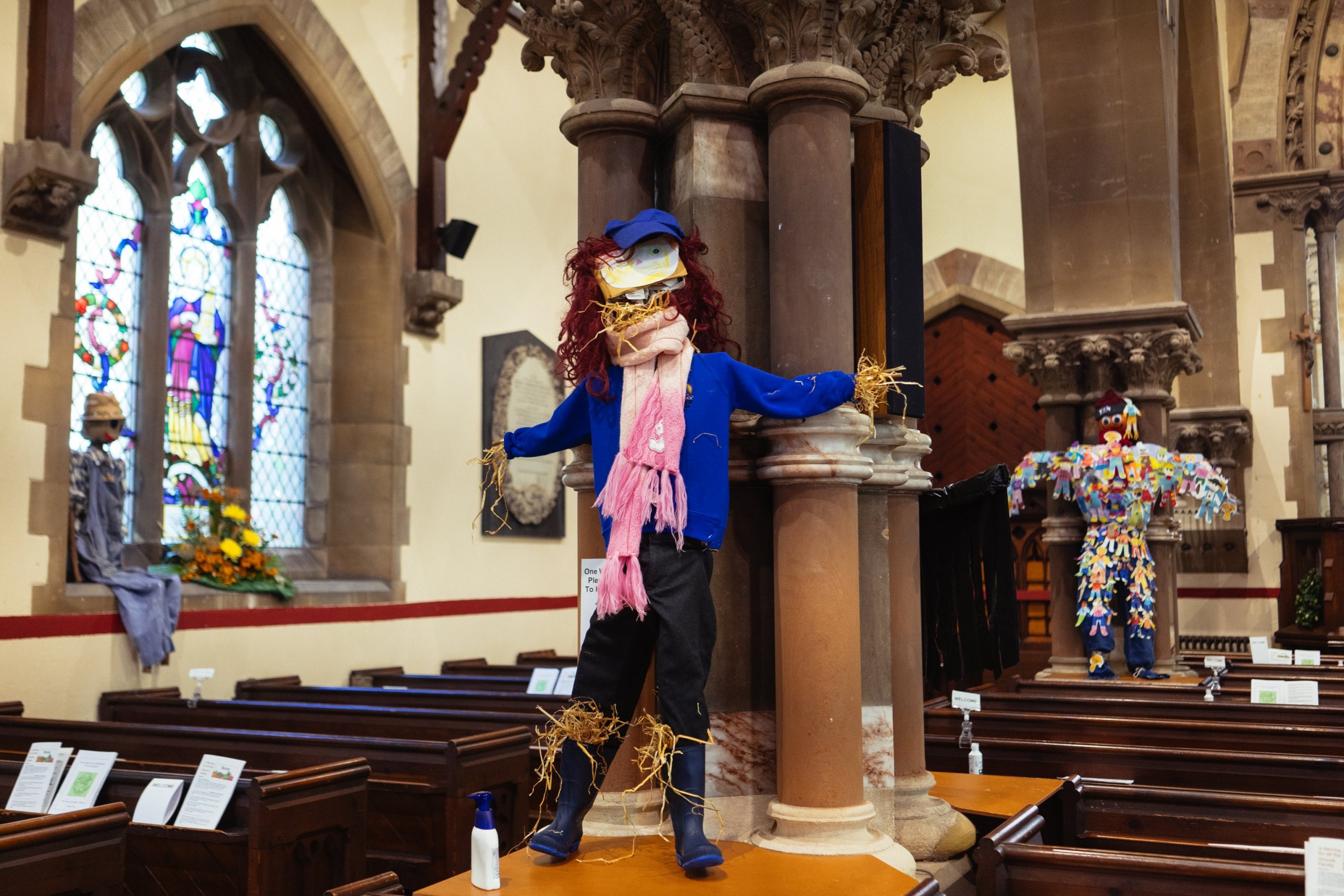 Harvest Scarecrows and Flowers 2020