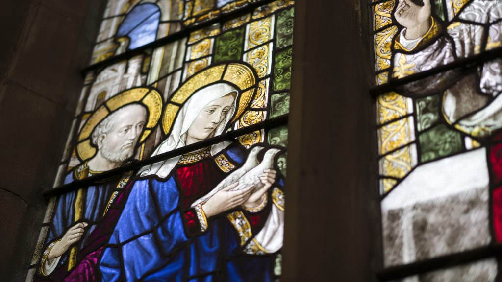 Stained Glass Window at St Mark's Church