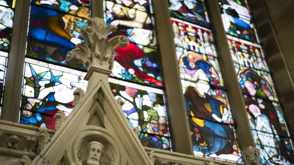 Stained Glass Window at St Mark's Church
